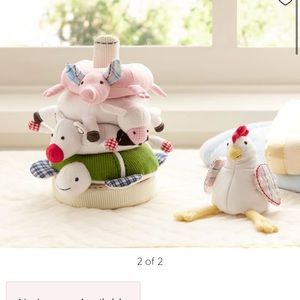Pottery Barn Farm Animals Stacking Toy